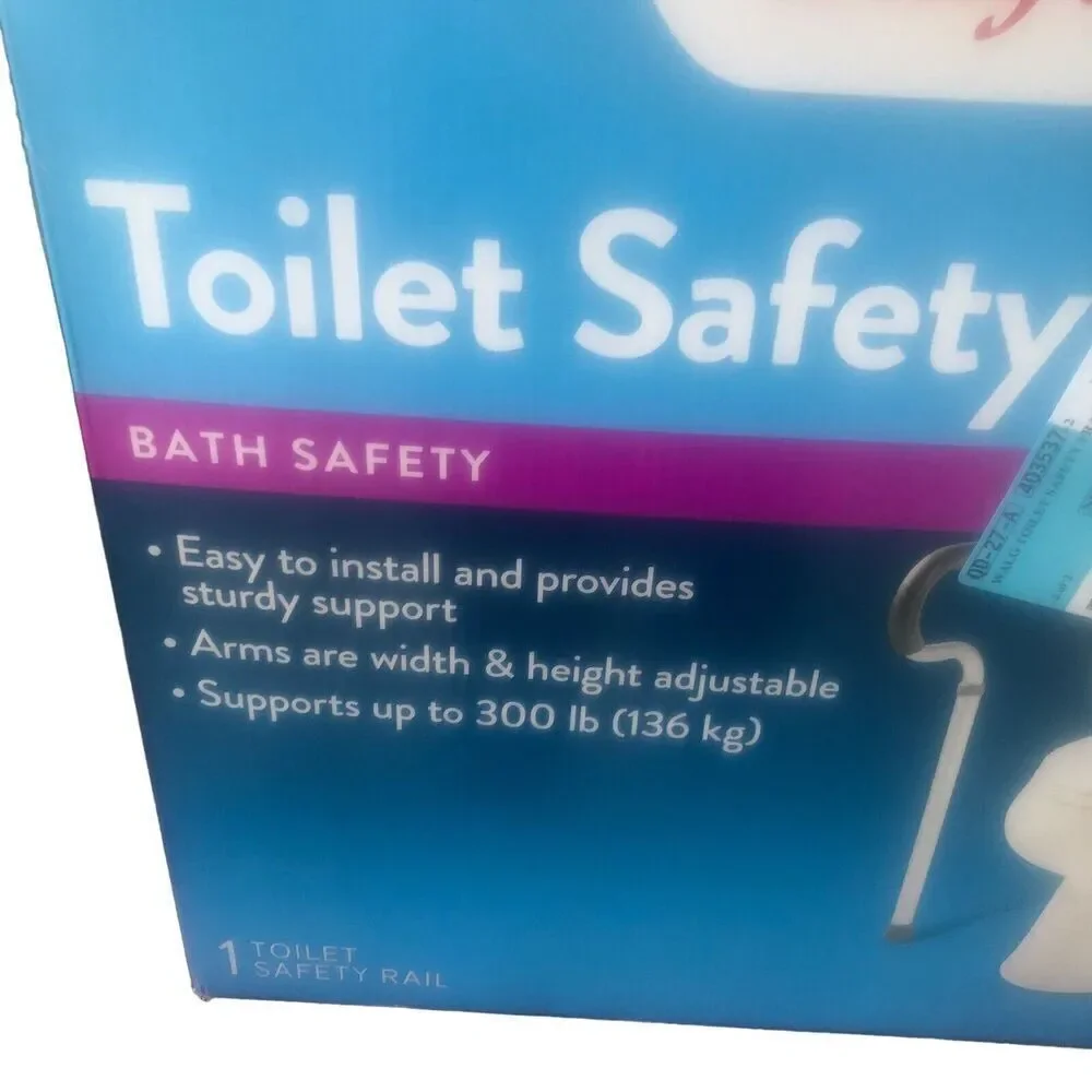 Walgreens Bath Safety Bedside Toilet - Supports up to 350 Pounds